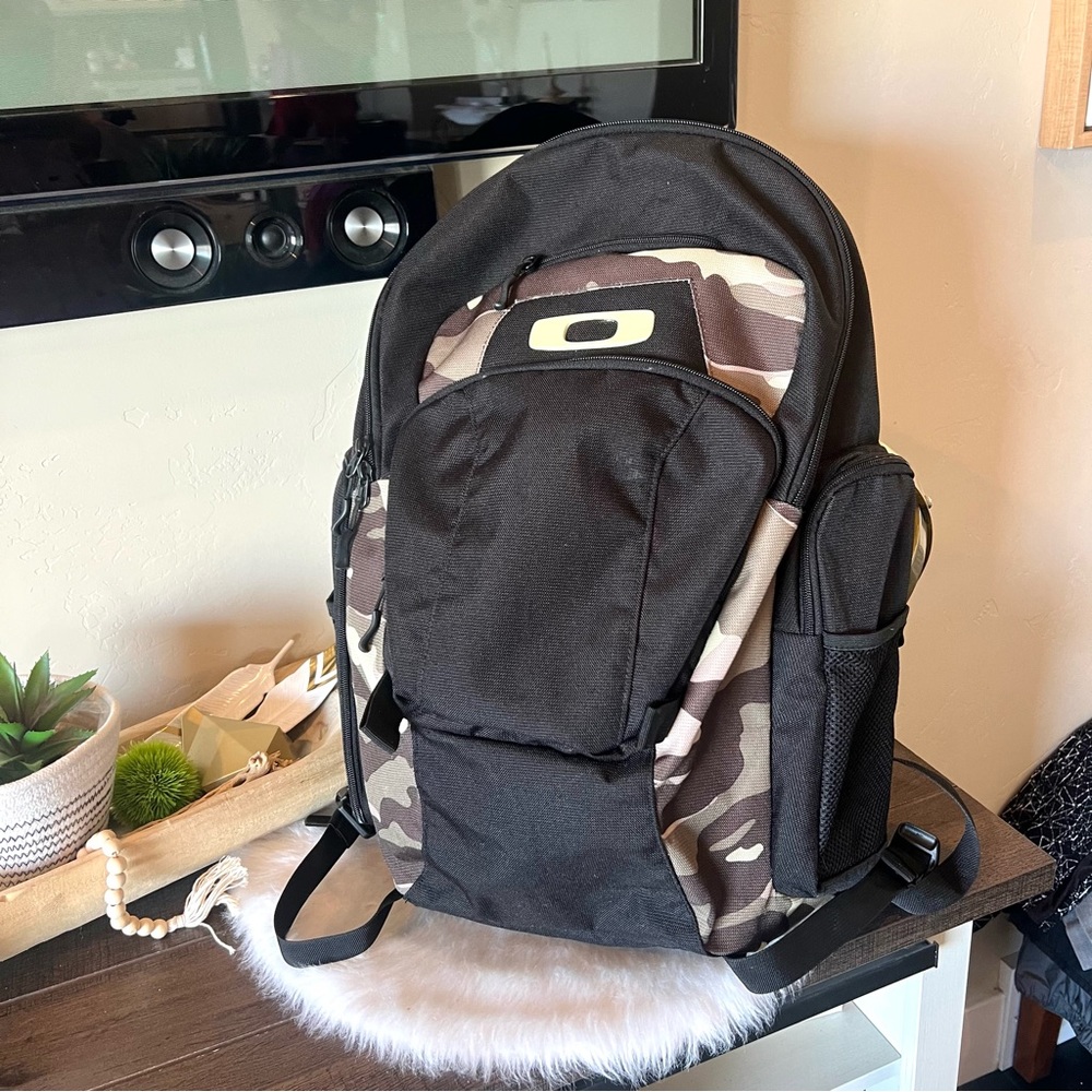 Oakley Black and Camouflage Backpack